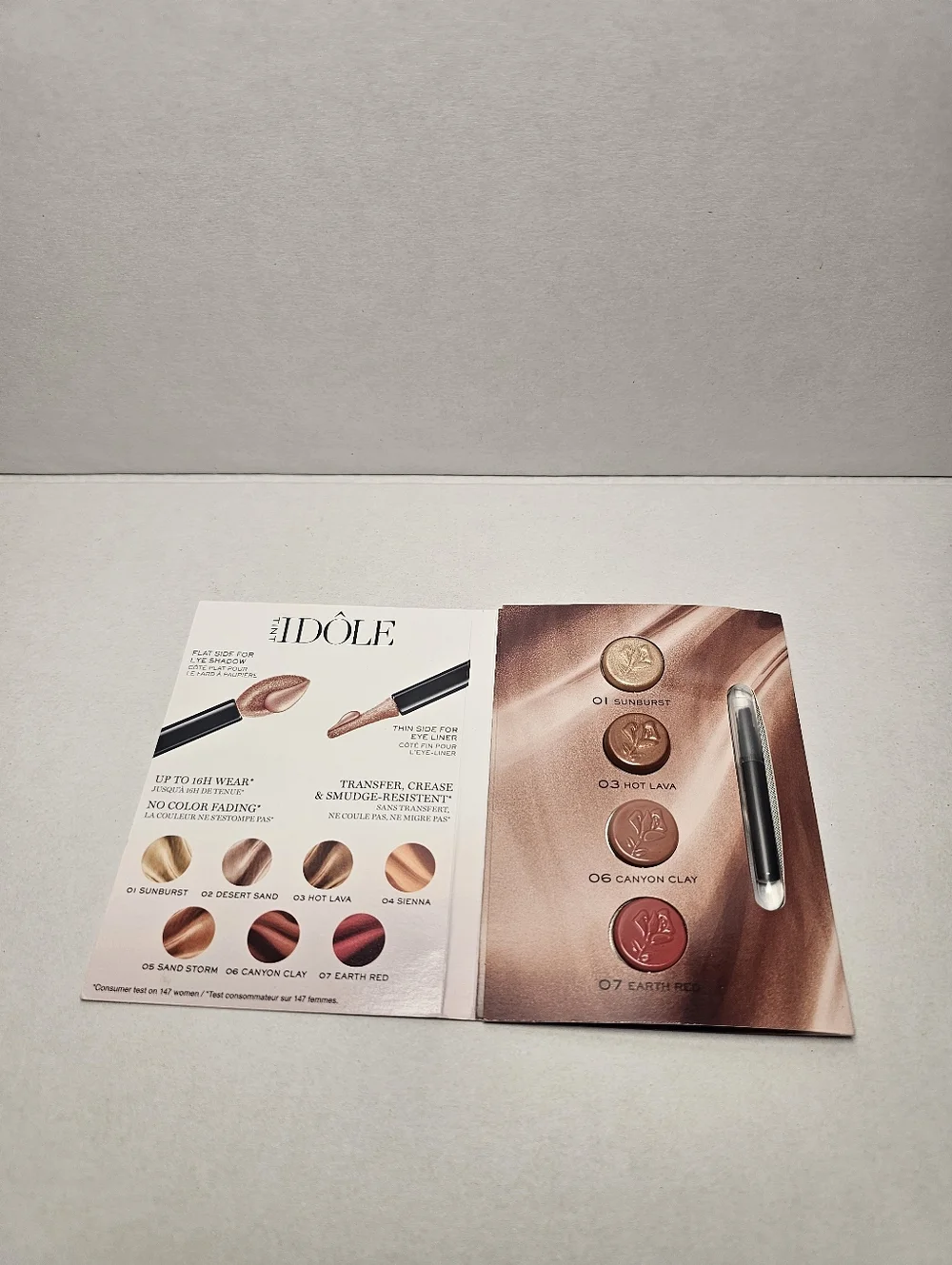 Lancome Idôle Liquid Eye-Blusher - Pink Shade Multi Pack Sample Size
